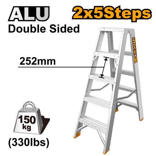 Double sided ladder